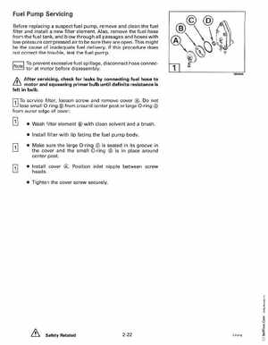 1993 Johnson Evinrude "ET" 90 degrees CV Service Manual, P/N 508285, Page 69