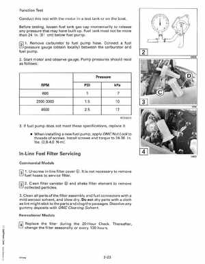 1993 Johnson Evinrude "ET" 90 degrees CV Service Manual, P/N 508285, Page 70