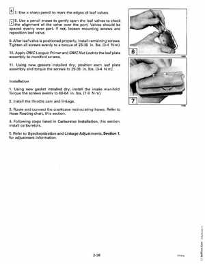 1993 Johnson Evinrude "ET" 90 degrees CV Service Manual, P/N 508285, Page 83