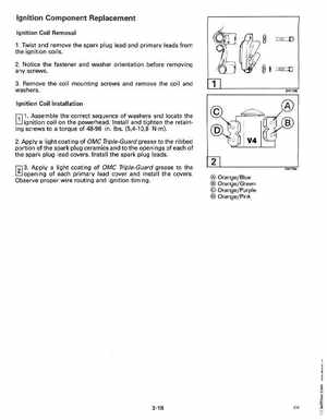 1993 Johnson Evinrude "ET" 90 degrees CV Service Manual, P/N 508285, Page 103