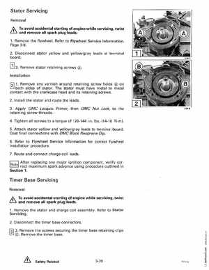 1993 Johnson Evinrude "ET" 90 degrees CV Service Manual, P/N 508285, Page 105