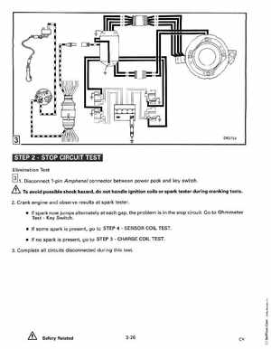 1993 Johnson Evinrude "ET" 90 degrees CV Service Manual, P/N 508285, Page 111