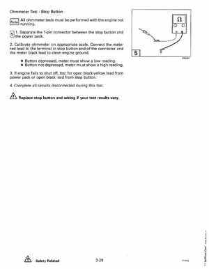 1993 Johnson Evinrude "ET" 90 degrees CV Service Manual, P/N 508285, Page 113