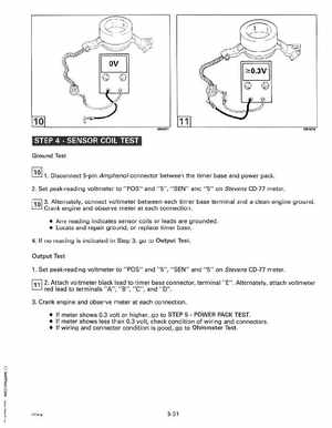 1993 Johnson Evinrude "ET" 90 degrees CV Service Manual, P/N 508285, Page 116