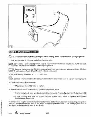 1993 Johnson Evinrude "ET" 90 degrees CV Service Manual, P/N 508285, Page 118