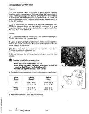 1993 Johnson Evinrude "ET" 90 degrees CV Service Manual, P/N 508285, Page 126