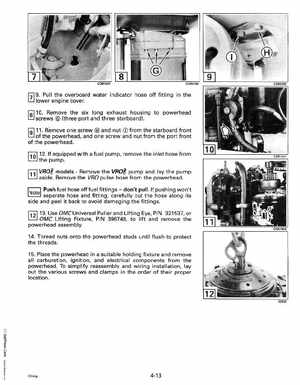 1993 Johnson Evinrude "ET" 90 degrees CV Service Manual, P/N 508285, Page 132