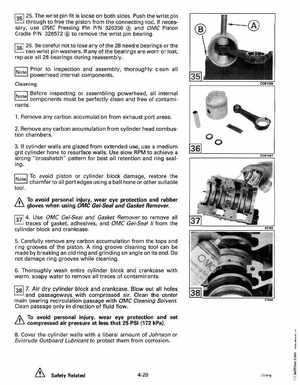 1993 Johnson Evinrude "ET" 90 degrees CV Service Manual, P/N 508285, Page 139