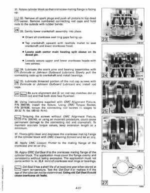 1993 Johnson Evinrude "ET" 90 degrees CV Service Manual, P/N 508285, Page 146