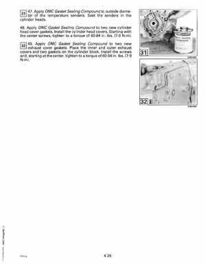 1993 Johnson Evinrude "ET" 90 degrees CV Service Manual, P/N 508285, Page 148