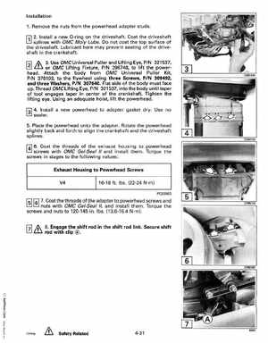 1993 Johnson Evinrude "ET" 90 degrees CV Service Manual, P/N 508285, Page 150