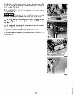 1993 Johnson Evinrude "ET" 90 degrees CV Service Manual, P/N 508285, Page 151