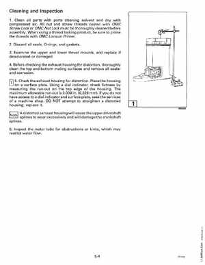1993 Johnson Evinrude "ET" 90 degrees CV Service Manual, P/N 508285, Page 164