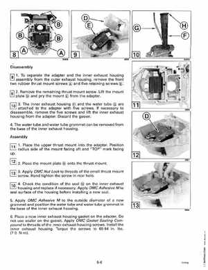 1993 Johnson Evinrude "ET" 90 degrees CV Service Manual, P/N 508285, Page 166