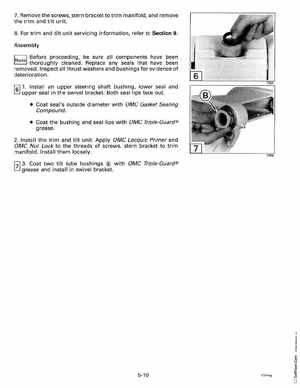 1993 Johnson Evinrude "ET" 90 degrees CV Service Manual, P/N 508285, Page 170