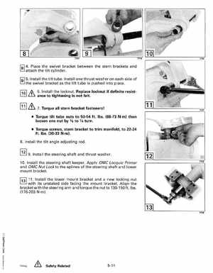 1993 Johnson Evinrude "ET" 90 degrees CV Service Manual, P/N 508285, Page 171