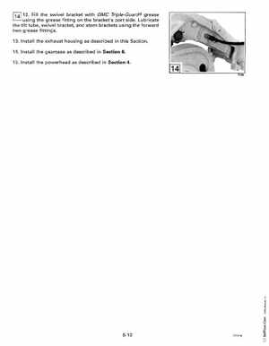 1993 Johnson Evinrude "ET" 90 degrees CV Service Manual, P/N 508285, Page 172