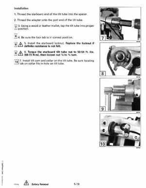1993 Johnson Evinrude "ET" 90 degrees CV Service Manual, P/N 508285, Page 179