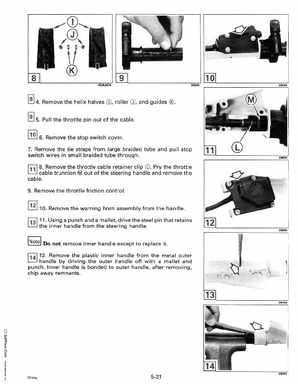 1993 Johnson Evinrude "ET" 90 degrees CV Service Manual, P/N 508285, Page 181
