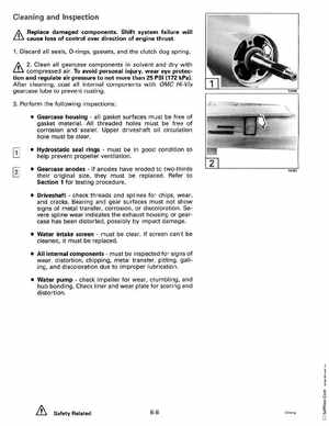 1993 Johnson Evinrude "ET" 90 degrees CV Service Manual, P/N 508285, Page 191