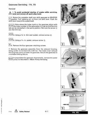 1993 Johnson Evinrude "ET" 90 degrees CV Service Manual, P/N 508285, Page 194
