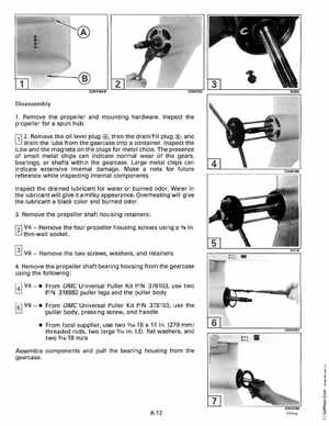 1993 Johnson Evinrude "ET" 90 degrees CV Service Manual, P/N 508285, Page 195