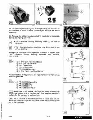 1993 Johnson Evinrude "ET" 90 degrees CV Service Manual, P/N 508285, Page 198