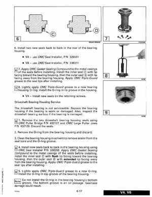 1993 Johnson Evinrude "ET" 90 degrees CV Service Manual, P/N 508285, Page 200