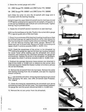 1993 Johnson Evinrude "ET" 90 degrees CV Service Manual, P/N 508285, Page 202