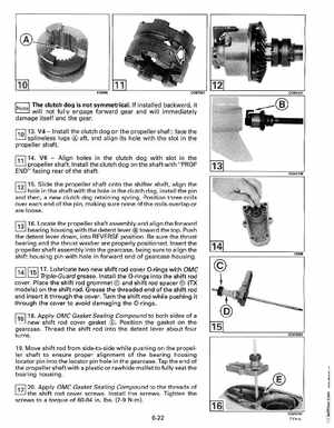 1993 Johnson Evinrude "ET" 90 degrees CV Service Manual, P/N 508285, Page 205