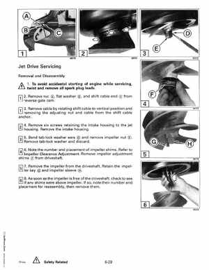 1993 Johnson Evinrude "ET" 90 degrees CV Service Manual, P/N 508285, Page 212