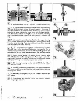 1993 Johnson Evinrude "ET" 90 degrees CV Service Manual, P/N 508285, Page 216