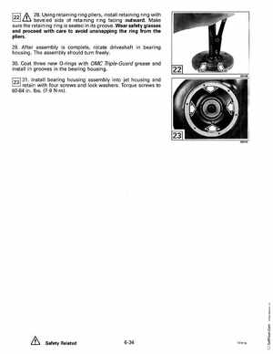 1993 Johnson Evinrude "ET" 90 degrees CV Service Manual, P/N 508285, Page 217