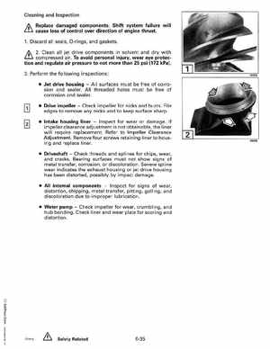 1993 Johnson Evinrude "ET" 90 degrees CV Service Manual, P/N 508285, Page 218