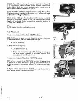 1993 Johnson Evinrude "ET" 90 degrees CV Service Manual, P/N 508285, Page 222
