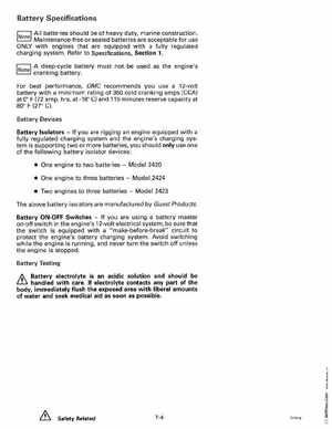 1993 Johnson Evinrude "ET" 90 degrees CV Service Manual, P/N 508285, Page 227