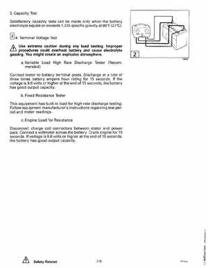 1993 Johnson Evinrude "ET" 90 degrees CV Service Manual, P/N 508285, Page 229
