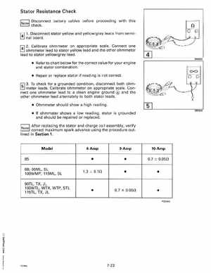 1993 Johnson Evinrude "ET" 90 degrees CV Service Manual, P/N 508285, Page 246