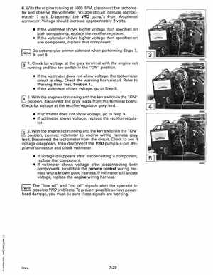 1993 Johnson Evinrude "ET" 90 degrees CV Service Manual, P/N 508285, Page 252