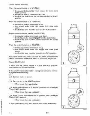 1993 Johnson Evinrude "ET" 90 degrees CV Service Manual, P/N 508285, Page 262