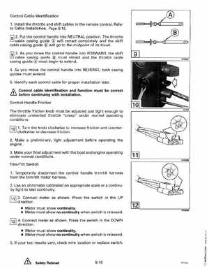 1993 Johnson Evinrude "ET" 90 degrees CV Service Manual, P/N 508285, Page 263