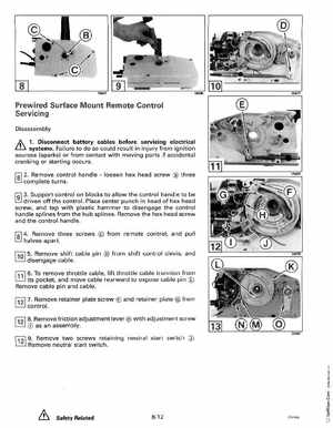1993 Johnson Evinrude "ET" 90 degrees CV Service Manual, P/N 508285, Page 265