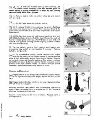 1993 Johnson Evinrude "ET" 90 degrees CV Service Manual, P/N 508285, Page 266