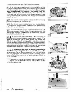 1993 Johnson Evinrude "ET" 90 degrees CV Service Manual, P/N 508285, Page 270