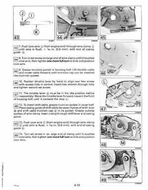 1993 Johnson Evinrude "ET" 90 degrees CV Service Manual, P/N 508285, Page 272