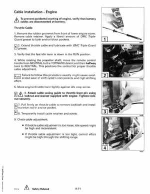 1993 Johnson Evinrude "ET" 90 degrees CV Service Manual, P/N 508285, Page 274