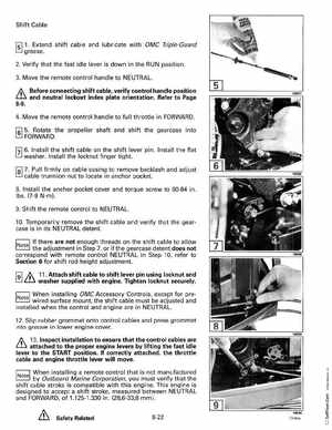 1993 Johnson Evinrude "ET" 90 degrees CV Service Manual, P/N 508285, Page 275