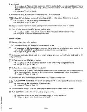 1993 Johnson Evinrude "ET" 90 degrees CV Service Manual, P/N 508285, Page 297
