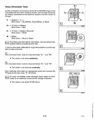 1993 Johnson Evinrude "ET" 90 degrees CV Service Manual, P/N 508285, Page 298