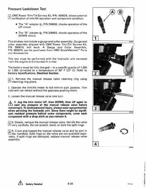 1993 Johnson Evinrude "ET" 90 degrees CV Service Manual, P/N 508285, Page 302